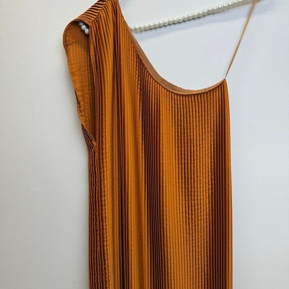 TOME One Shoulder Pleated Dress - Picture 16 of 16
